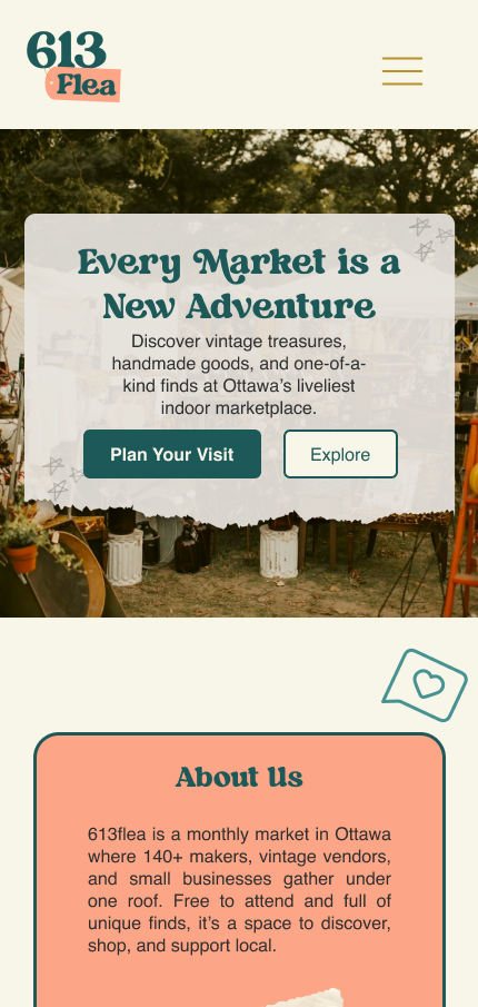 613Flea home page before iteration