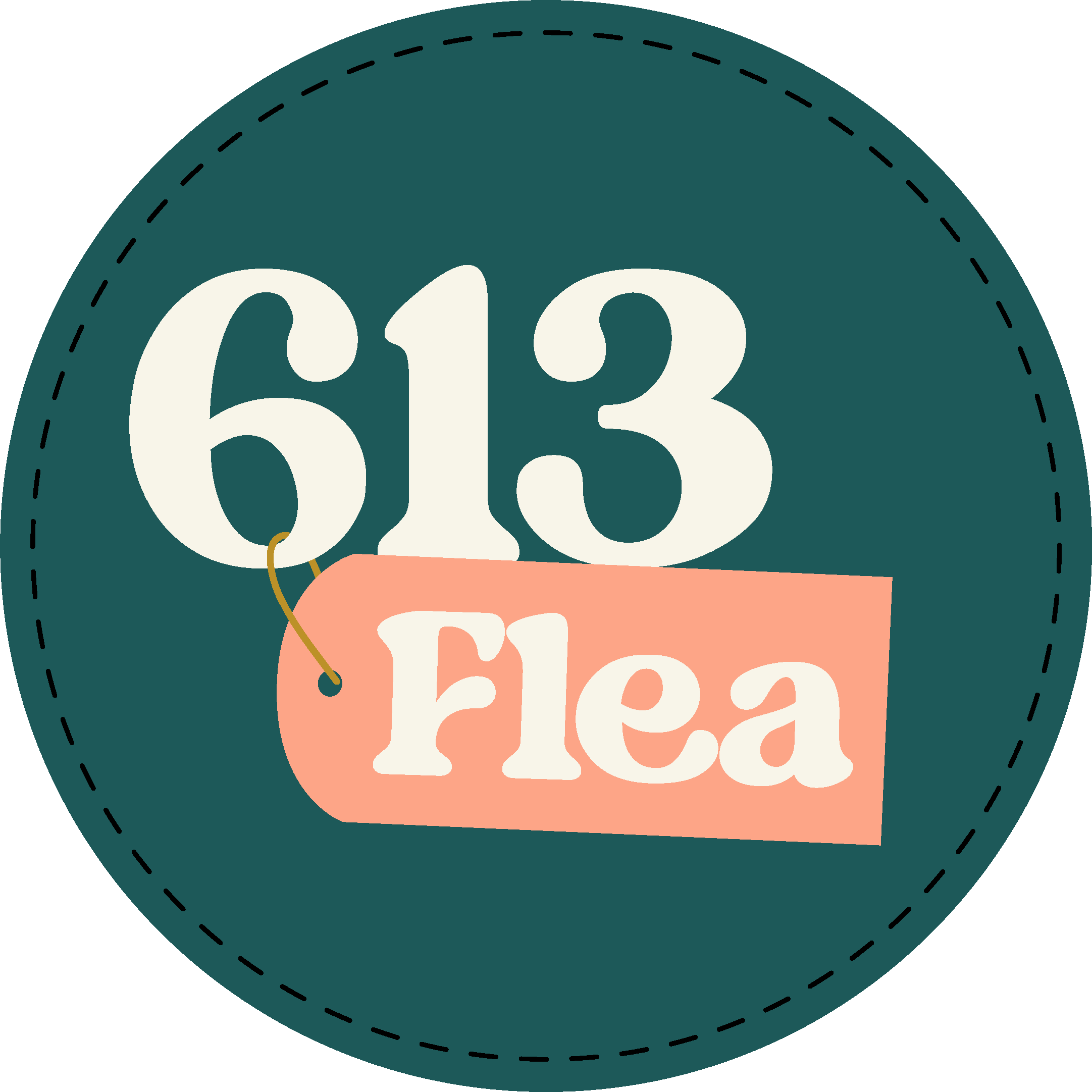 613Flea badge logo variation