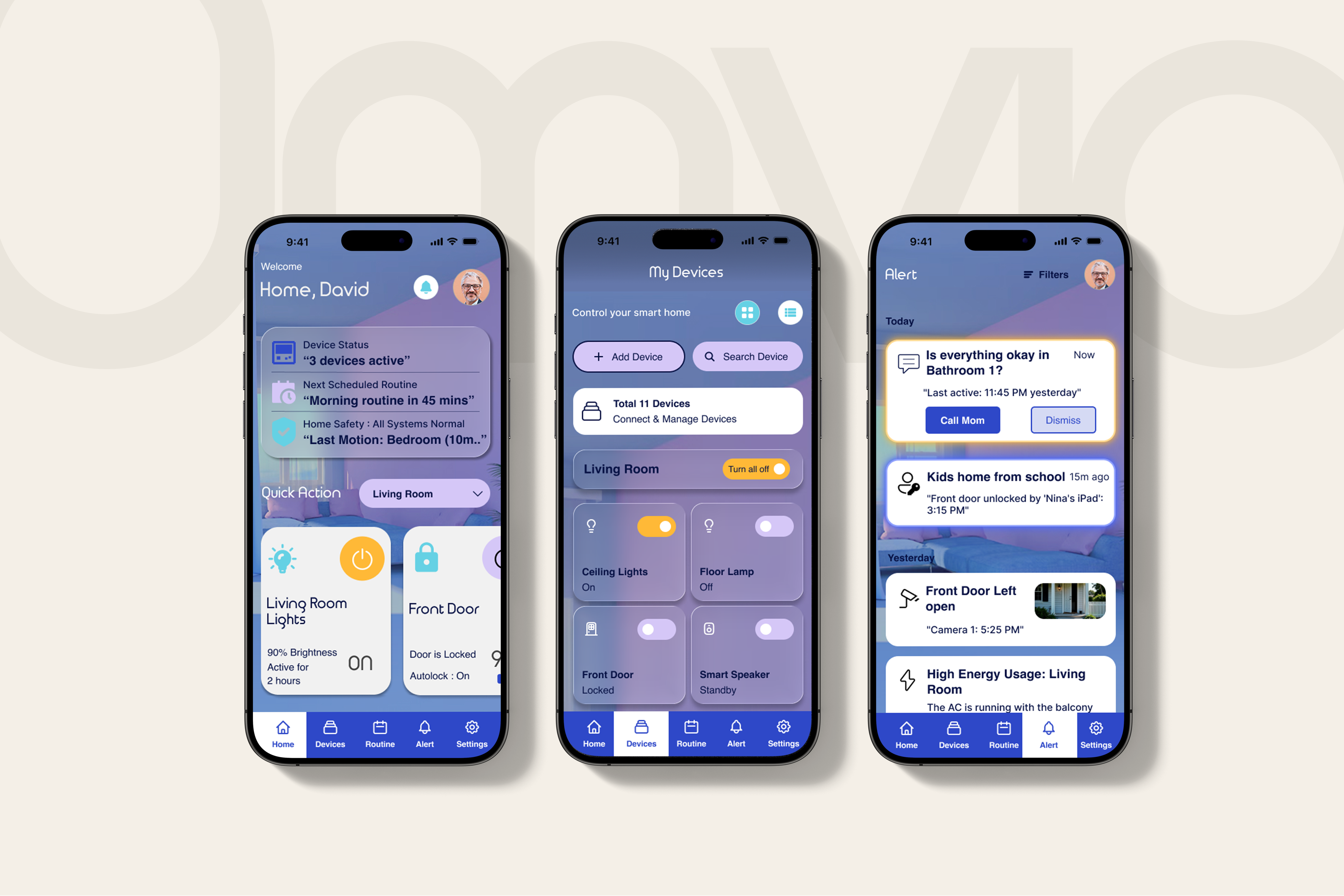 Omvia app hero mockup