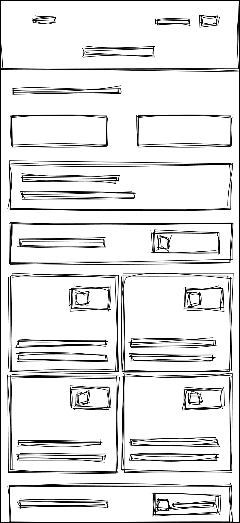 Omvia low-fidelity devices wireframe