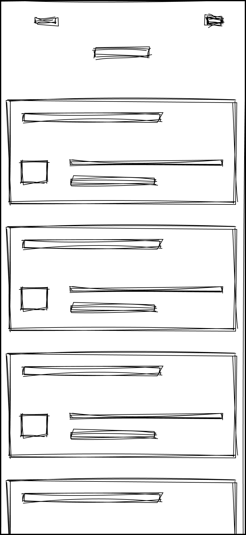 Omvia low-fidelity settings wireframe