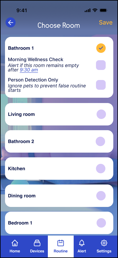 Omvia Morning Rush routine screen four