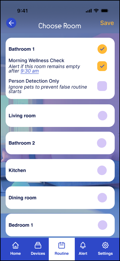 Omvia Morning Rush routine screen five