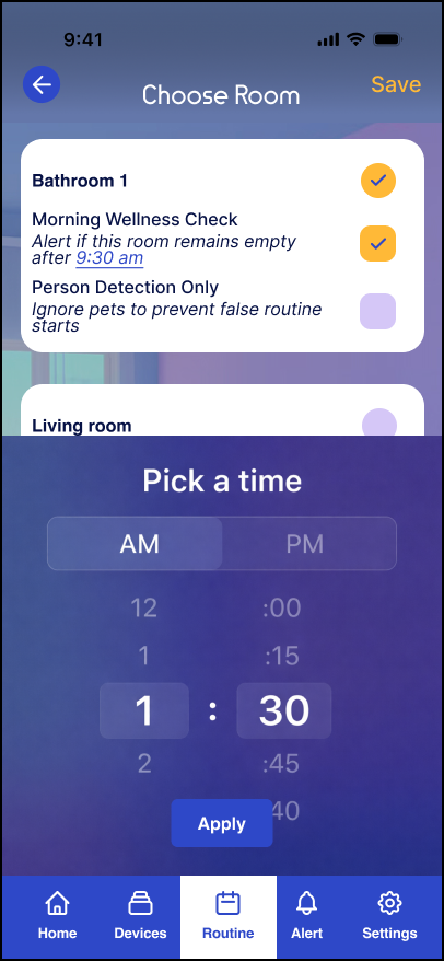 Omvia Morning Rush routine screen six