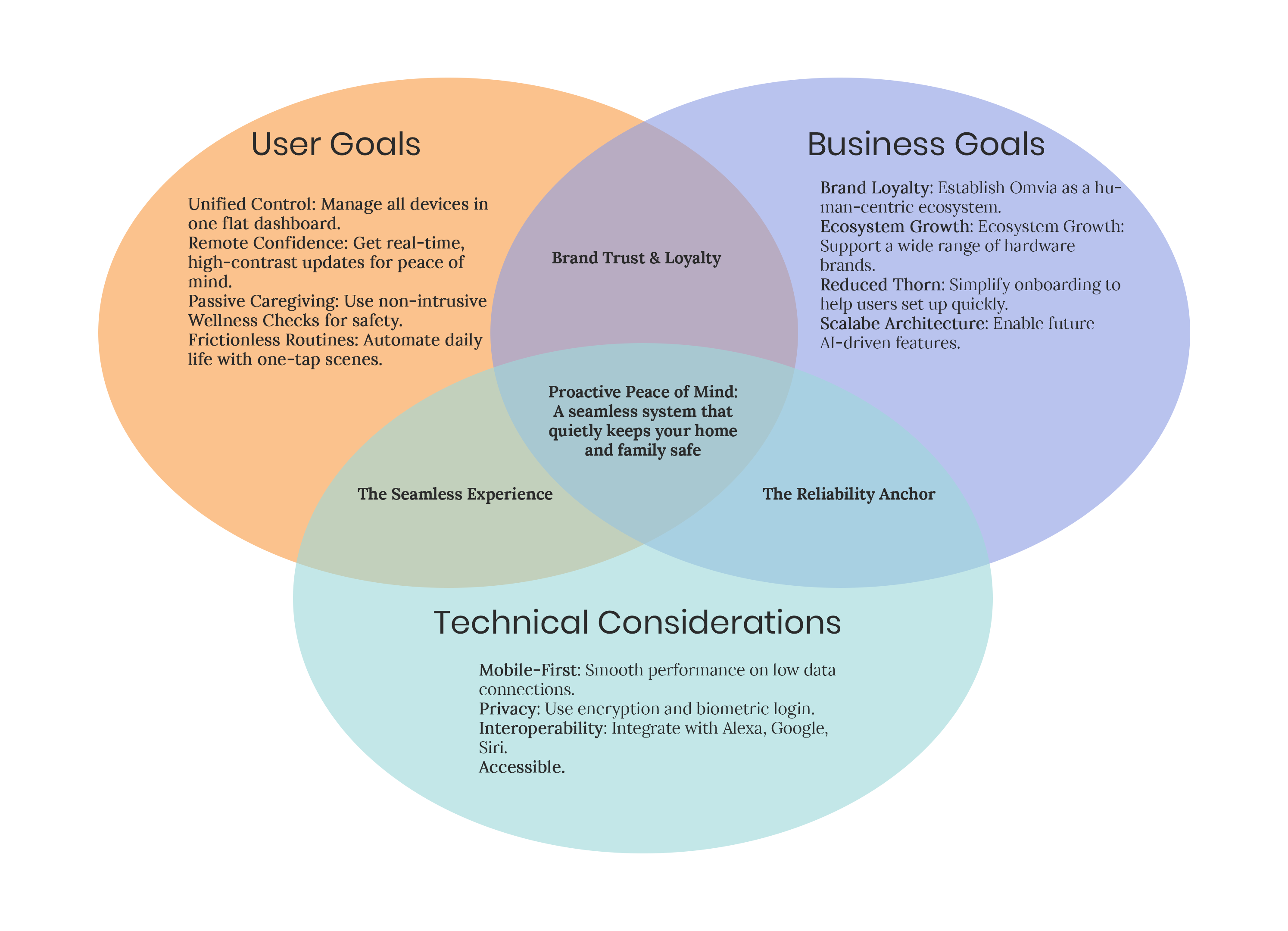 Omvia strategic project goals diagram