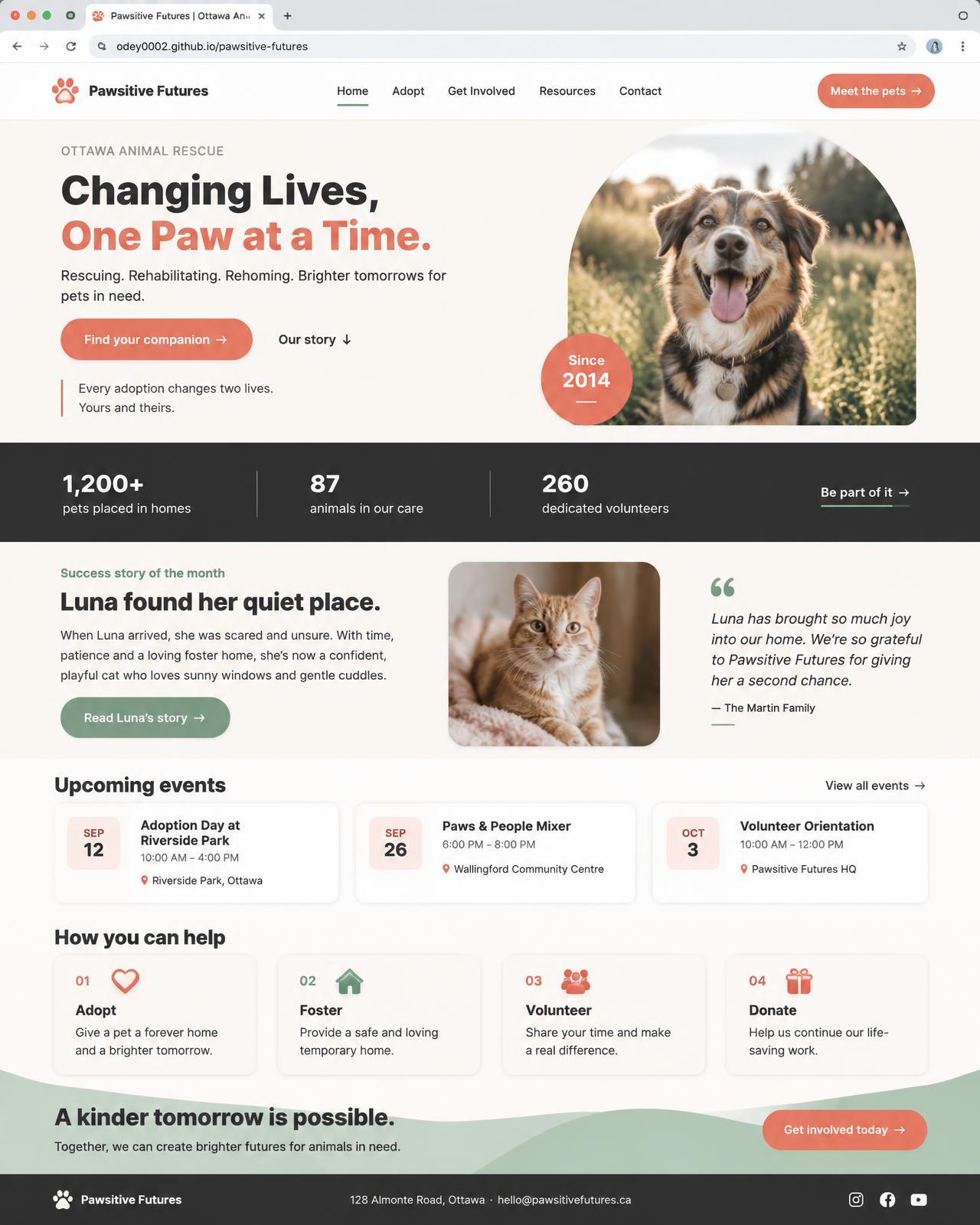 Lovable exploration: 03 — Content & Action Hierarchy